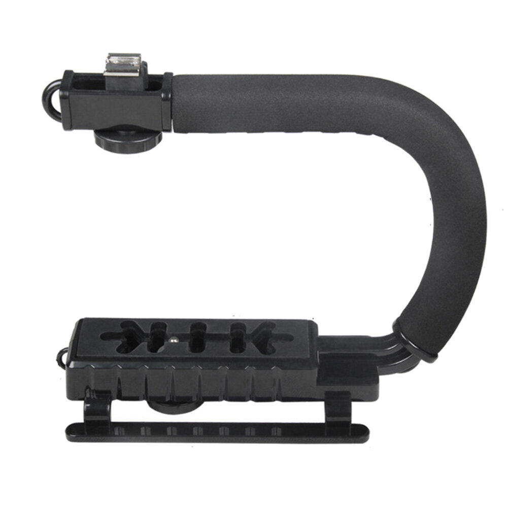 U-Shaped Portable Handheld Photography Camera Holder Video Handle DV Bracket C-Shaped Steadicam Stabilizer for DV Phone